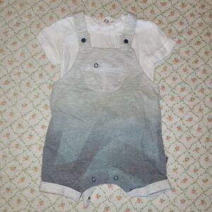 Kidding Around Size 6 M Short Sleeve Shirt With Overall Outfit